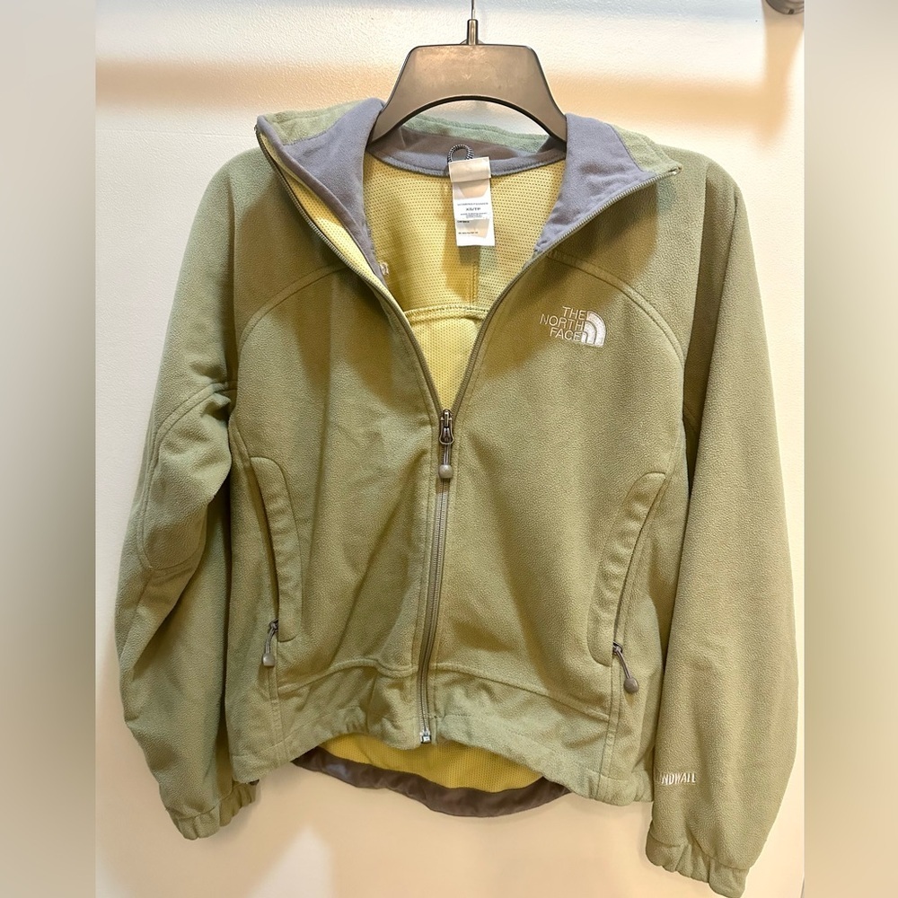 The North Face WindWall full-zip fleece jacket in Green Size XS
